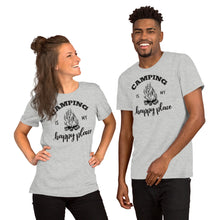 Load image into Gallery viewer, Camping is my Happy Place Short-Sleeve Unisex T-Shirt
