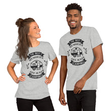Load image into Gallery viewer, The best memories are made camping Short-Sleeve Unisex T-Shirt