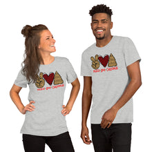 Load image into Gallery viewer, Peace Love Christmas 7 - Short-Sleeve Unisex T-Shirt
