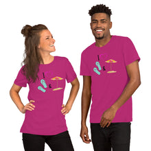 Load image into Gallery viewer, Flip Flops and Umbrella's Short-Sleeve Unisex T-Shirt