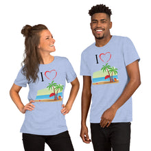 Load image into Gallery viewer, I Heart the Beach Short-Sleeve Unisex T-Shirt