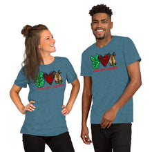 Load image into Gallery viewer, Peace Love Christmas 2 - Short-Sleeve Unisex T-Shirt