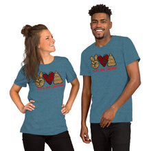 Load image into Gallery viewer, Peace Love Christmas 7 - Short-Sleeve Unisex T-Shirt