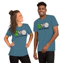 Load image into Gallery viewer, Peace Love Volleyball - Short-Sleeve Unisex T-Shirt