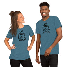 Load image into Gallery viewer, Eat Sleep Beach Repeat - Short-Sleeve Unisex T-Shirt