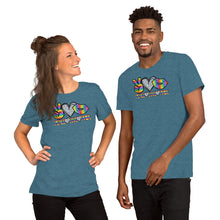 Load image into Gallery viewer, Peace Love  Pride - Short-Sleeve Unisex T-Shirt