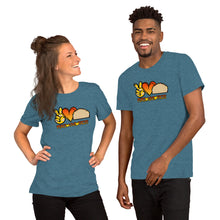 Load image into Gallery viewer, Peace Love Tacos - Short-Sleeve Unisex T-Shirt