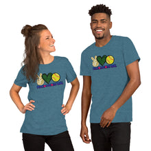Load image into Gallery viewer, Peace Love Softball - Short-Sleeve Unisex T-Shirt