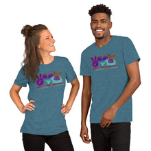 Load image into Gallery viewer, Peace Love Mermaids - Short-Sleeve Unisex T-Shirt