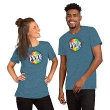 Load image into Gallery viewer, pride rainbow circle - Short-Sleeve Unisex T-Shirt