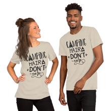Load image into Gallery viewer, Camping Hair Don't Care Short-Sleeve Unisex T-Shirt