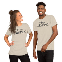 Load image into Gallery viewer, I Love Camping Short-Sleeve Unisex T-Shirt