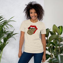 Load image into Gallery viewer, Red Lips and Leopard Tongue - Short-Sleeve Unisex T-Shirt