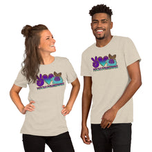 Load image into Gallery viewer, Peace Love Mermaids - Short-Sleeve Unisex T-Shirt