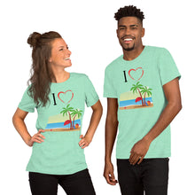 Load image into Gallery viewer, I Heart the Beach Short-Sleeve Unisex T-Shirt