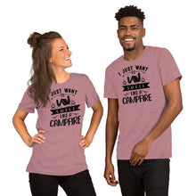 Load image into Gallery viewer, I just want to smell like a Campfire - Short-Sleeve Unisex T-Shirt
