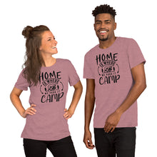 Load image into Gallery viewer, Home is where we park it camp - Short-Sleeve Unisex T-Shirt