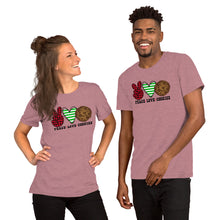 Load image into Gallery viewer, Peace Love Cookies - Short-Sleeve Unisex T-Shirt
