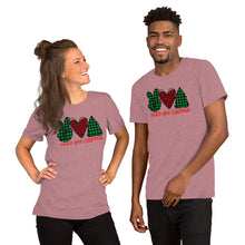 Load image into Gallery viewer, Peace Love Christmas 8 - Short-Sleeve Unisex T-Shirt