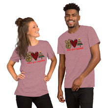 Load image into Gallery viewer, Peace love Christmas 6 - Short-Sleeve Unisex T-Shirt