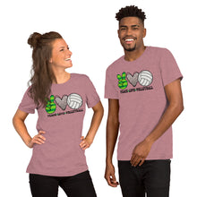 Load image into Gallery viewer, Peace Love Volleyball - Short-Sleeve Unisex T-Shirt