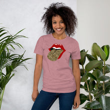 Load image into Gallery viewer, Red Lips and Leopard Tongue - Short-Sleeve Unisex T-Shirt