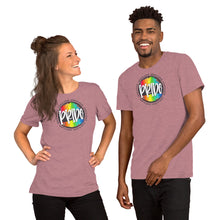 Load image into Gallery viewer, pride rainbow circle - Short-Sleeve Unisex T-Shirt