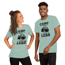 Load image into Gallery viewer, Camp More Worry Less Short-Sleeve Unisex T-Shirt