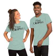 Load image into Gallery viewer, I Love Camping Short-Sleeve Unisex T-Shirt