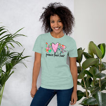 Load image into Gallery viewer, Hair - Peace - Love - Hair Short-Sleeve Unisex T-Shirt