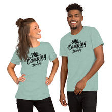Load image into Gallery viewer, Camping is my Therapy - Short-Sleeve Unisex T-Shirt