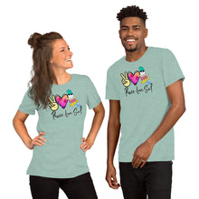 Load image into Gallery viewer, Peace Love Surf - Short-Sleeve Unisex T-Shirt
