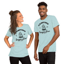 Load image into Gallery viewer, Camping is my Happy Place Short-Sleeve Unisex T-Shirt