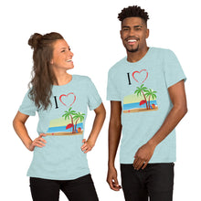 Load image into Gallery viewer, I Heart the Beach Short-Sleeve Unisex T-Shirt