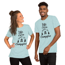 Load image into Gallery viewer, Life is better around the campfire 2 Short-Sleeve Unisex T-Shirt