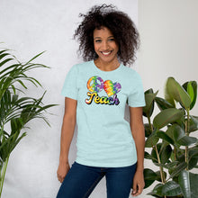 Load image into Gallery viewer, Teach - Teacher - Heart - Peace Short-Sleeve Unisex T-Shirt