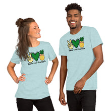 Load image into Gallery viewer, Peace Love Pineapple - Short-Sleeve Unisex T-Shirt