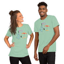Load image into Gallery viewer, Flip Flops and Umbrella's Short-Sleeve Unisex T-Shirt