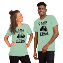 Load image into Gallery viewer, Camp More Worry Less Short-Sleeve Unisex T-Shirt