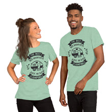 Load image into Gallery viewer, The best memories are made camping Short-Sleeve Unisex T-Shirt