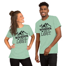Load image into Gallery viewer, Not all who wander are lost Short-Sleeve Unisex T-Shirt