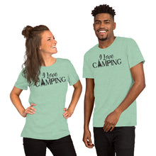 Load image into Gallery viewer, I Love Camping Short-Sleeve Unisex T-Shirt