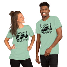 Load image into Gallery viewer, Campers Gonna Camp 3 Short-Sleeve Unisex T-Shirt