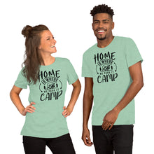 Load image into Gallery viewer, Home is where we park it camp - Short-Sleeve Unisex T-Shirt