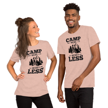 Load image into Gallery viewer, Camp More Worry Less Short-Sleeve Unisex T-Shirt