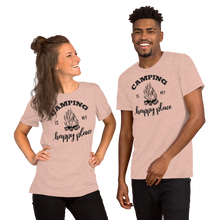 Load image into Gallery viewer, Camping is my Happy Place Short-Sleeve Unisex T-Shirt