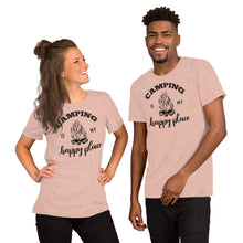 Load image into Gallery viewer, Camping is my Happy Place Short-Sleeve Unisex T-Shirt