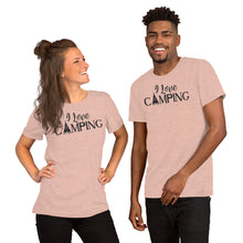 Load image into Gallery viewer, I Love Camping Short-Sleeve Unisex T-Shirt