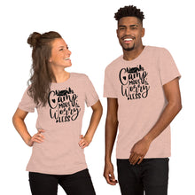 Load image into Gallery viewer, Camp more worry less 2 Short-Sleeve Unisex T-Shirt