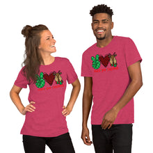 Load image into Gallery viewer, Peace Love Christmas 2 - Short-Sleeve Unisex T-Shirt